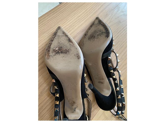 Autre Marque Décolleté in scamosciato nero - vista 5