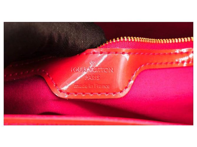 Louis Vuitton Wilshire Vernice Rosa/Rosso - Ottime condizioni - vista 10