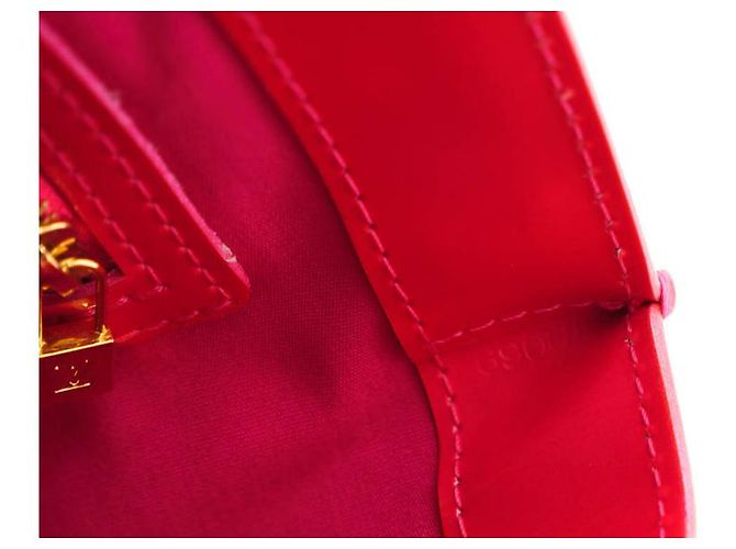 Louis Vuitton Wilshire Vernice Rosa/Rosso - Ottime condizioni - vista 11