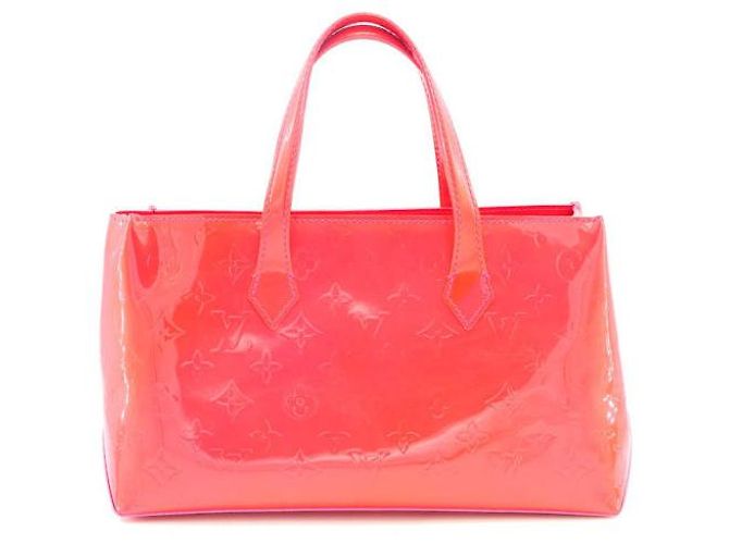 Louis Vuitton Wilshire Vernice Rosa/Rosso - Ottime condizioni - vista 4