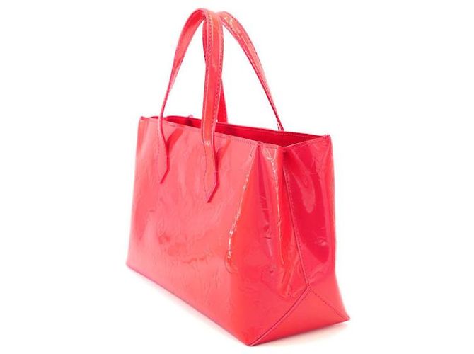 Louis Vuitton Wilshire Vernice Rosa/Rosso - Ottime condizioni - vista 5