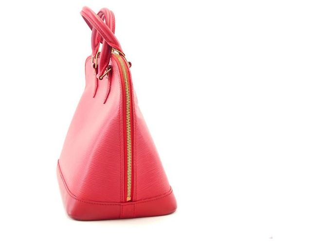 Louis Vuitton Alma en cuero epi rojo - Muy buen estado Roja - vista 2