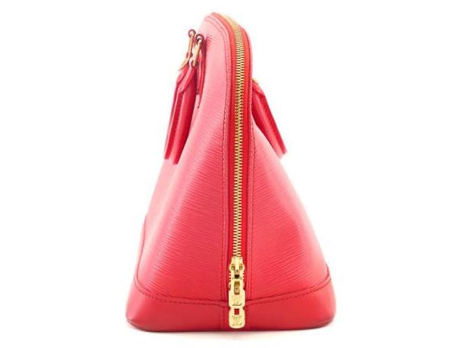 Louis Vuitton Alma en cuero epi rojo - Muy buen estado Roja - vista 5