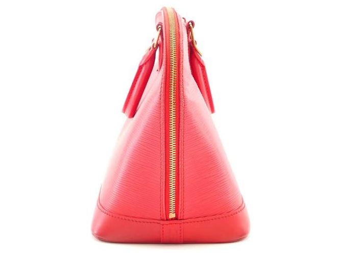 Louis Vuitton Alma en cuero epi rojo - Muy buen estado Roja - vista 6
