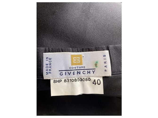 Tailleur en soie Givenchy Noir - vue 3