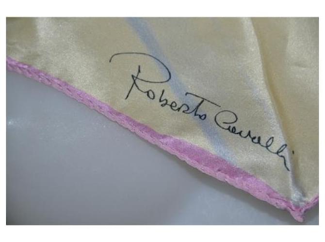 Fular triangular Roberto Cavalli Creed de seda Multicolor - vista 3