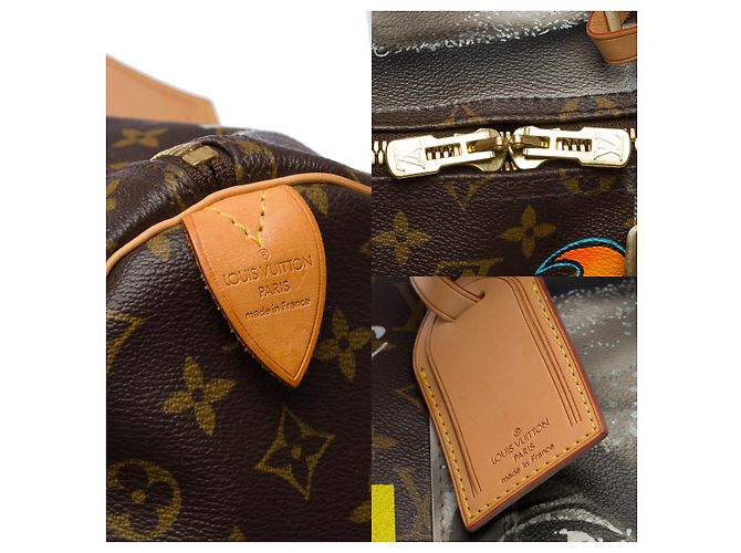Keepall Bolso LOUIS VUITTON en Lona Marrón - 33355121304 Castaño - vista 2