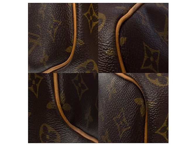 LOUIS VUITTON Keepall Bag in Brown Canvas - 101244 - view 10