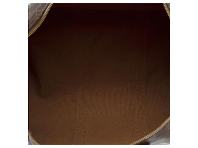 LOUIS VUITTON Keepall Bag in Brown Canvas - 101244 - view 7