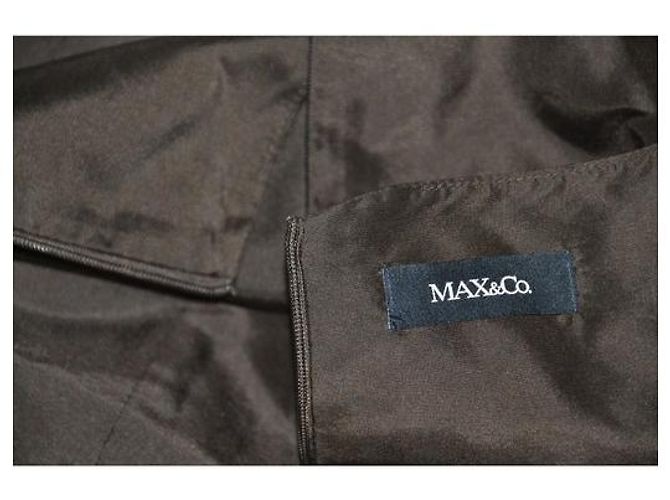 Max & Co Minikleid Dunkelbraun Größe 40 - Ansicht 4