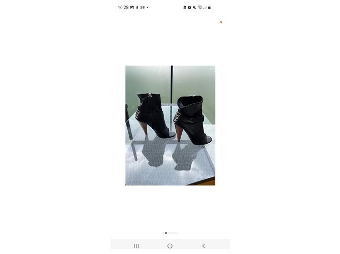 Décolleté Giuseppe Zanotti in pelle nera 37.5 Nero - vista 4