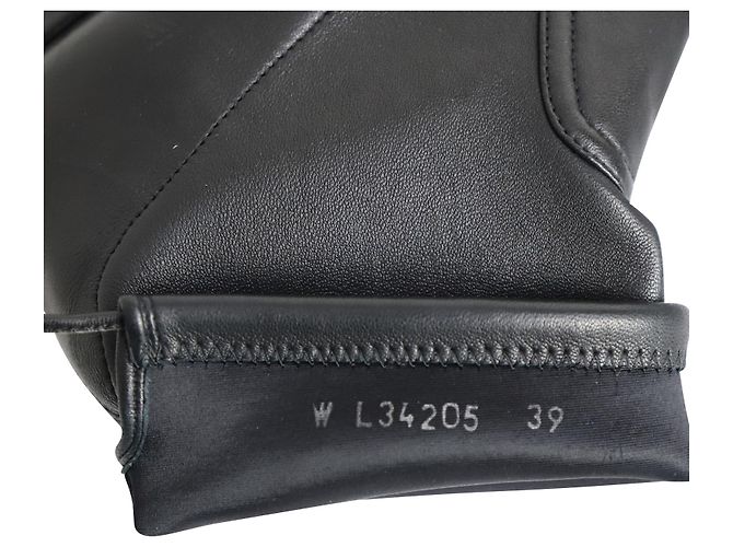 Stuart Weitzman Botines Shorty en Cuero Negro - vista 8