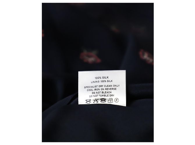 Blusa Vilshenko en seda con estampado floral Impresión de pitón - vista 5