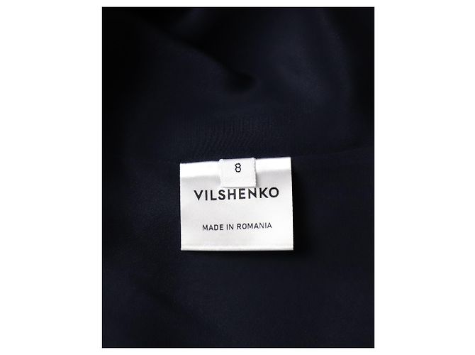 Blusa Vilshenko en seda con estampado floral Impresión de pitón - vista 6