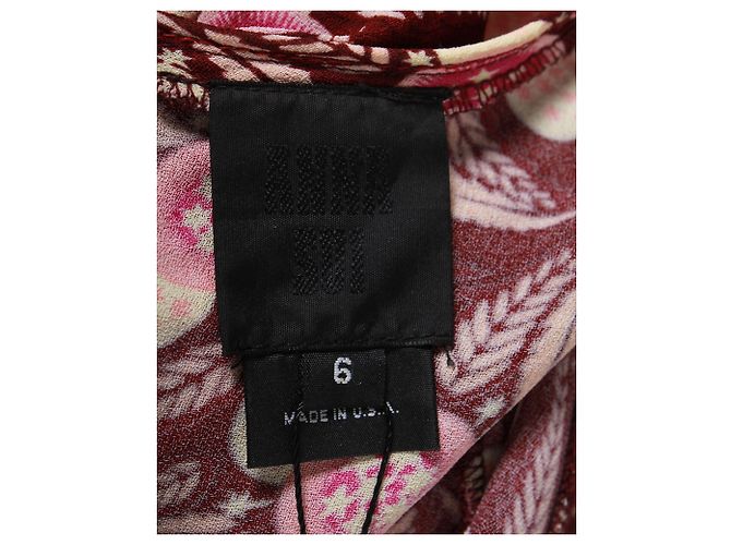 Anna Sui Mini abito da donna con stampa floreale e pizzo in rayon multicolor Stampa python - vista 4