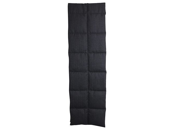 Bufanda acolchada de lana gris Dries Van Noten - Ansicht 2