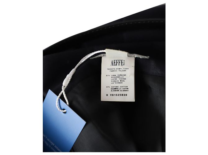 Moschino Cheap And Chic Saia com Cinto em Lã Virgem Azul Marinho - vista 5