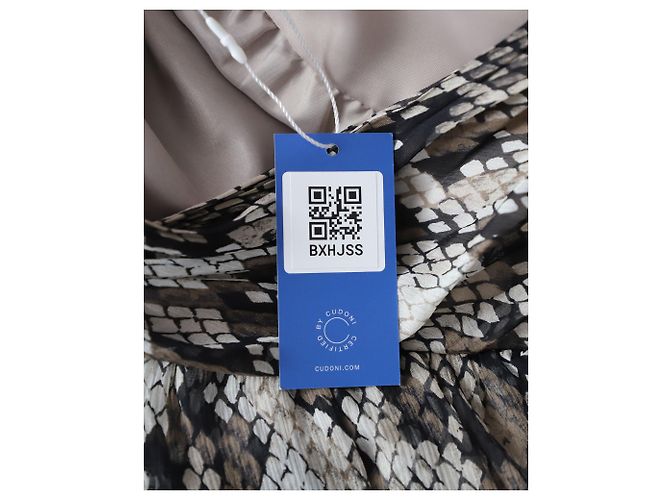 Moschino Cheap And Chic Gonna Stampa Serpente in Seta Stampa Animalier - vista 6