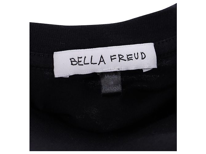 Bella Freud 90Camiseta con Estampado 's en Algodón Negro - vista 4