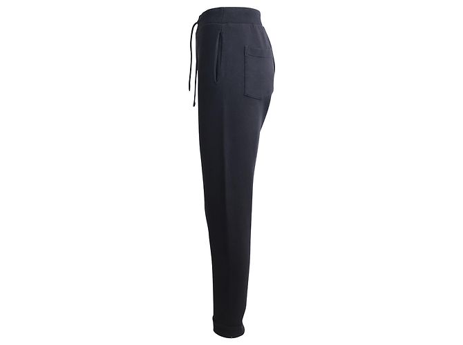 Joggers Kenzo Logo Stampato In Cotone Nero - vista 2