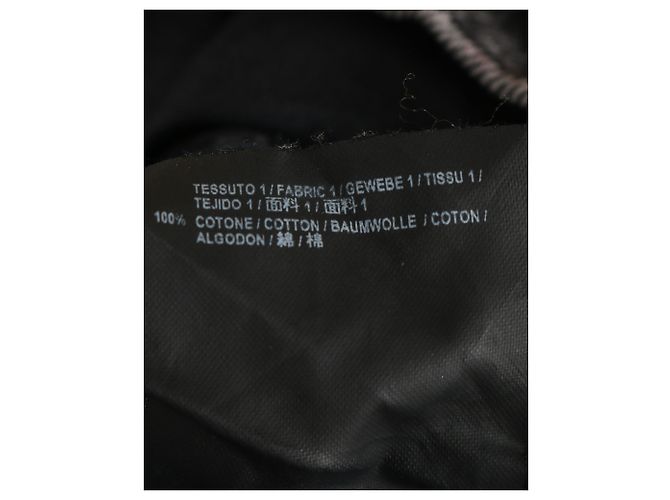 Balenciaga Jeans de mezclilla con detalle de rayas rojas en algodón negro - vista 6