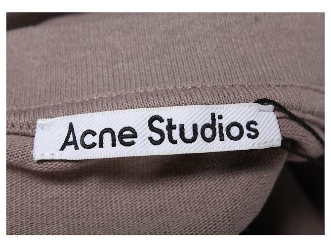 Camiseta extragrande de algodón gris Edra Airbrush de Acne Studios - vista 4