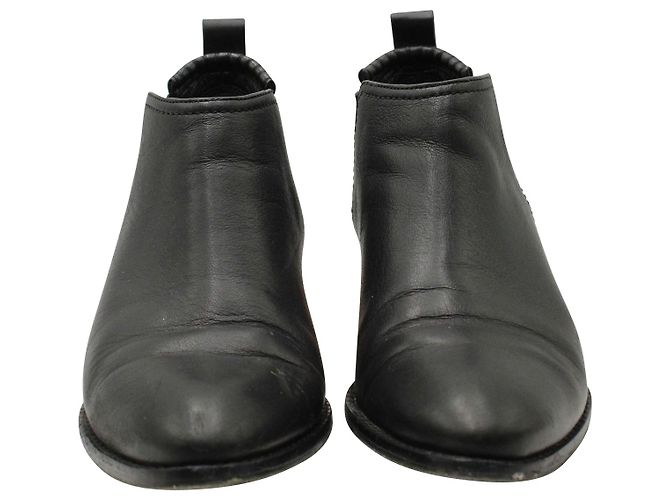 Alexander Wang Kori Ankle Boots in Black Leather - view 3
