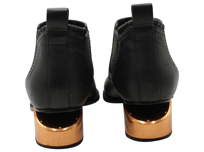 Alexander Wang Kori Ankle Boots in Black Leather - view 5