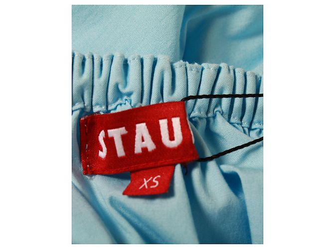Staud Juliet Top con spalle scoperte in cotone multicolore Stampa python - vista 4