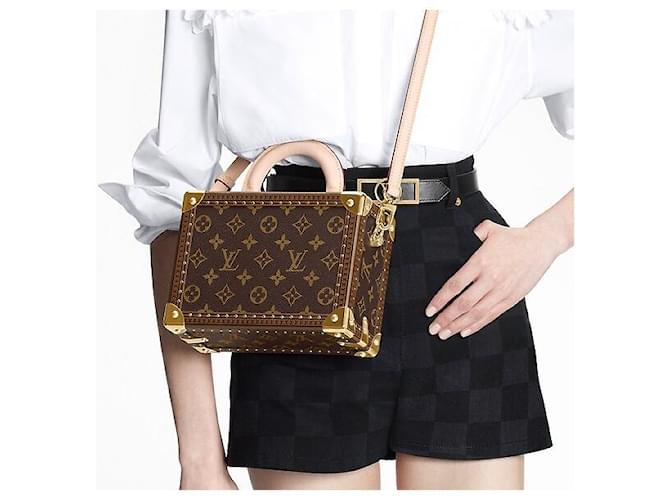 Louis Vuitton Petite Valise Borsa in Monogram Marrone - vista 2