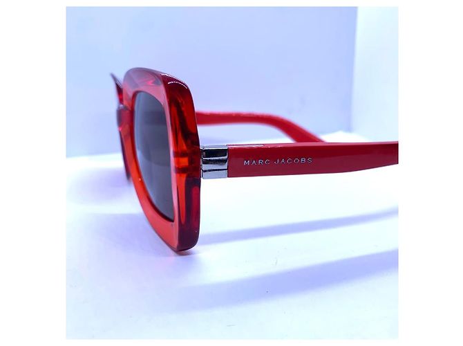 Gafas de sol Marc by Marc Jacobs Rojas de Plástico - vista 2