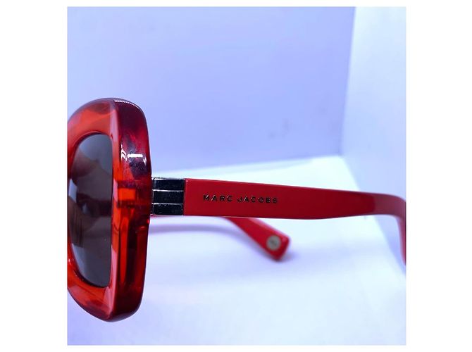 Gafas de sol Marc by Marc Jacobs Rojas de Plástico - vista 3