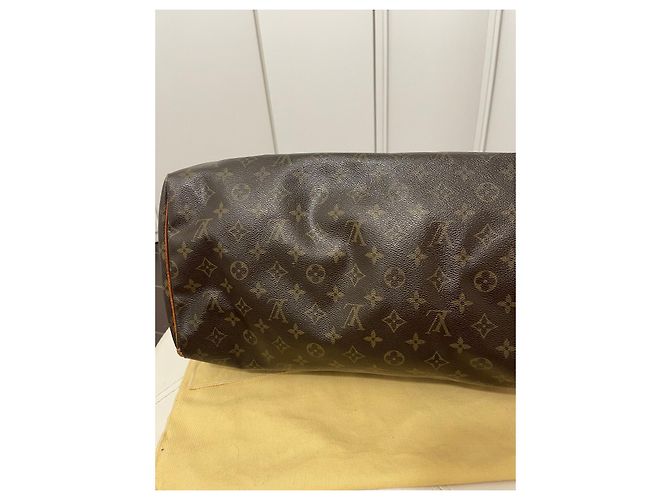 Speedy Louis Vuitton Spidy 40 Trunk Bag Camel Stoff Kamel - Ansicht 3