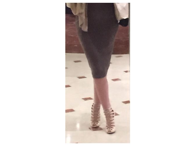 Giambattista Valli Python Ankle Boots Beige - view 12