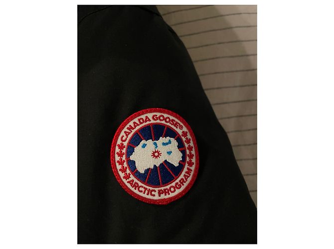 Abrigo Canada Goose Negro Sintético Talla 38 - vista 6