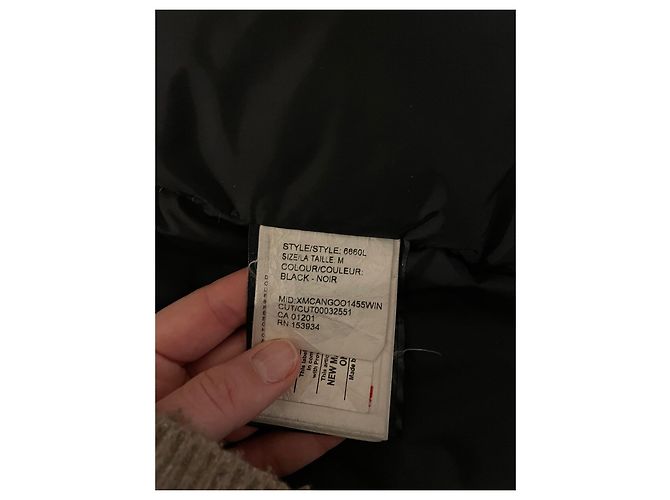Abrigo Canada Goose Negro Sintético Talla 38 - vista 9
