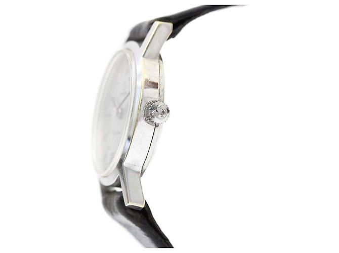 * Omega De Ville Damenuhr Schwarz Silber - Ansicht 3