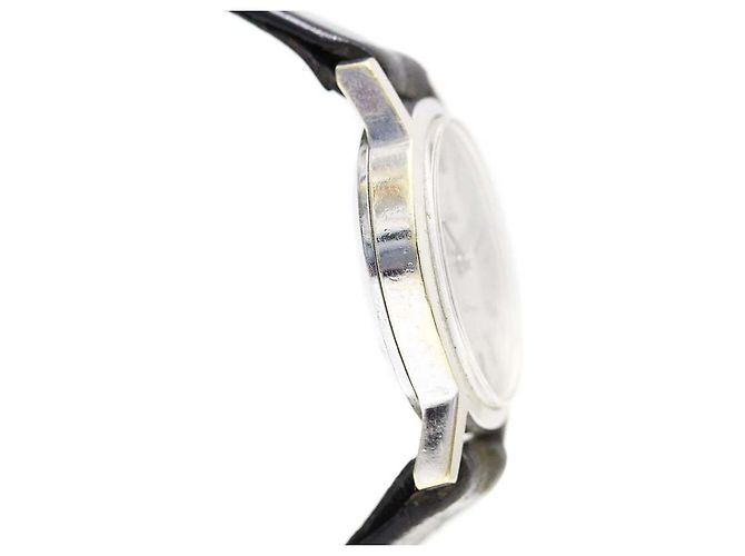 * Omega De Ville Damenuhr Schwarz Silber - Ansicht 4