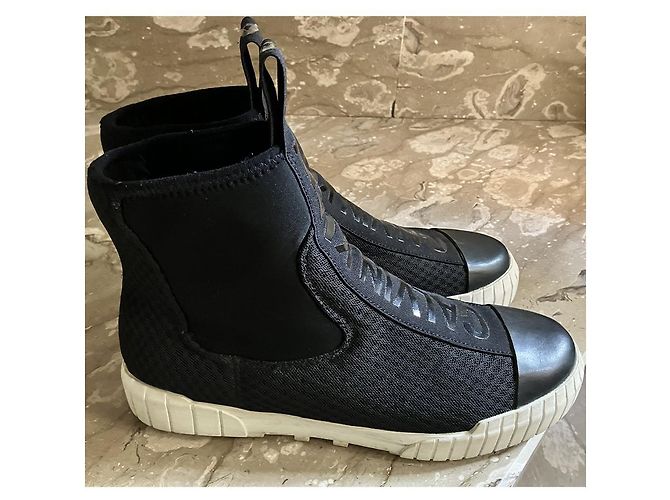 Stivaletti Calvin Klein Neri in Tessuto 38 Nero - vista 2