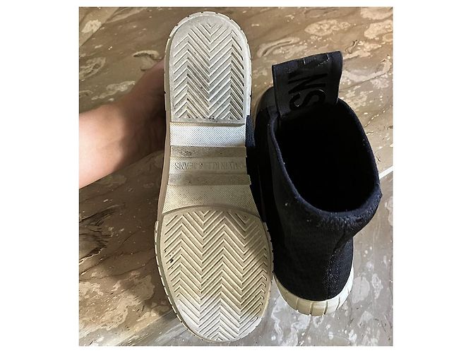 Stivaletti Calvin Klein Neri in Tessuto 38 Nero - vista 4
