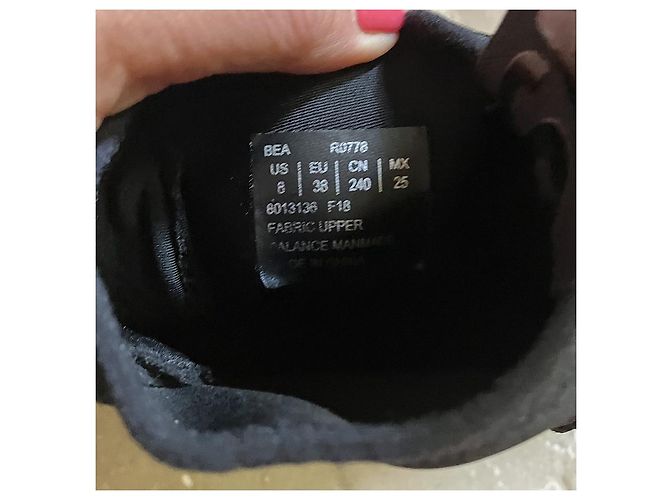 Stivaletti Calvin Klein Neri in Tessuto 38 Nero - vista 5