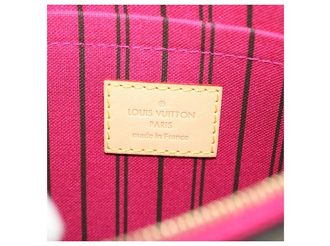 LOUIS VUITTON Monogram Neverfull MM Pouch Accessory Pouch Pivoine LV Auth B270 - vista 17