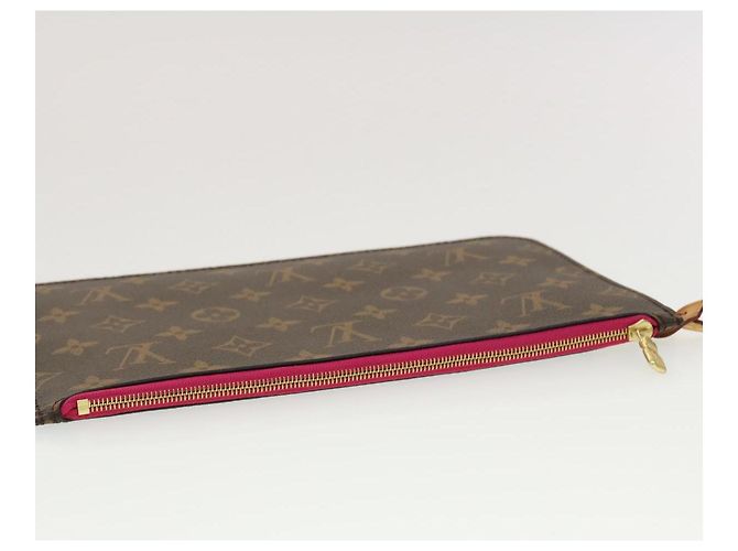 LOUIS VUITTON Monogram Neverfull MM Pouch Accessory Pouch Pivoine LV Auth B270 - vista 6
