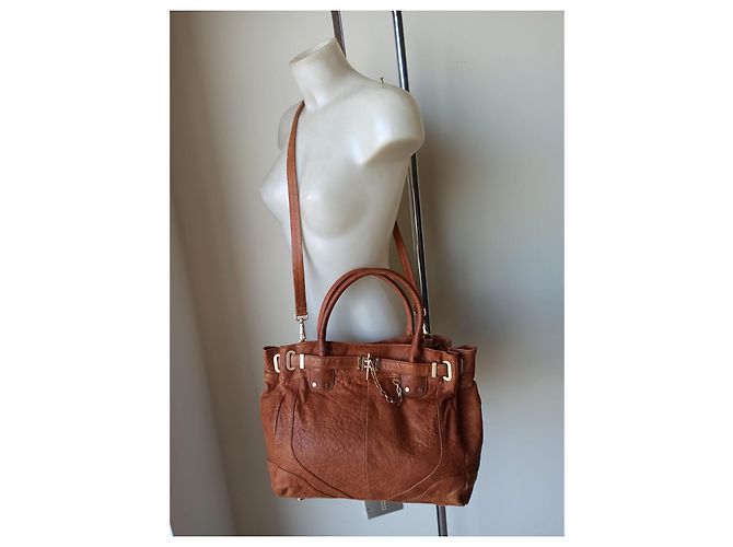 Autre Marque Borsa a mano con tracolla Cognac - vista 2