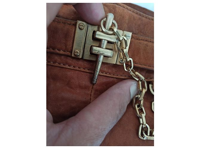 Autre Marque Borsa a mano con tracolla Cognac - vista 7