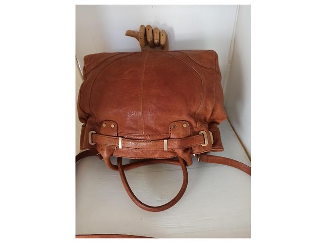 Autre Marque Borsa a mano con tracolla Cognac - vista 9