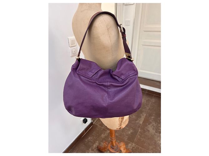 Borsa a mano in pelle Marc by Marc Jacobs Viola Porpora - vista 4