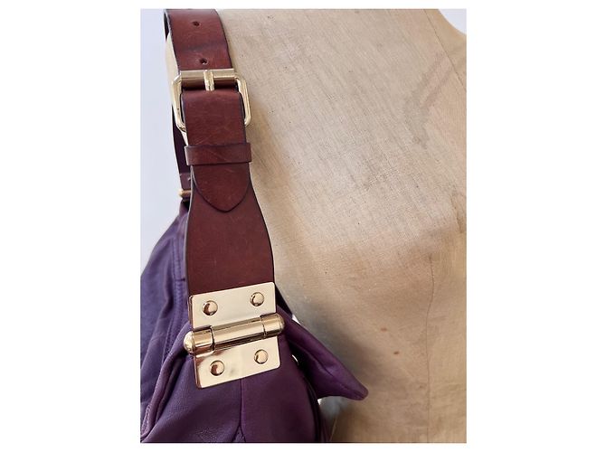 Borsa a mano in pelle Marc by Marc Jacobs Viola Porpora - vista 6