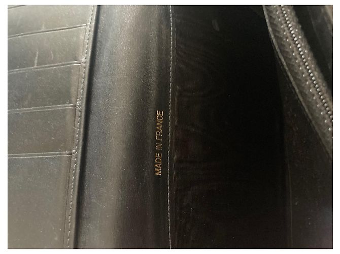 Chanel Geldbörse Schwarz Stoff - Ansicht 7