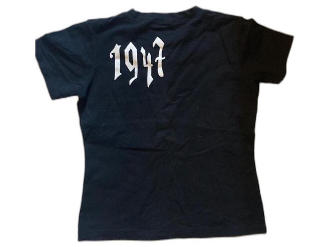 Camiseta Christian Dior Negra de Algodón Talla 40 Negro - vista 2